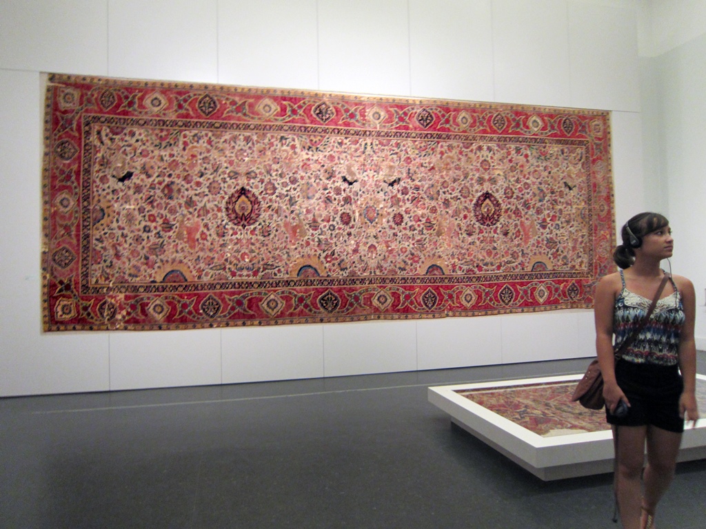 Connie with Rug